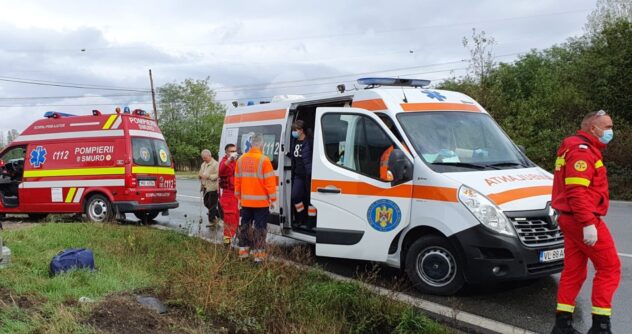 Accident în Argeș! Coliziune puternică între două mașini