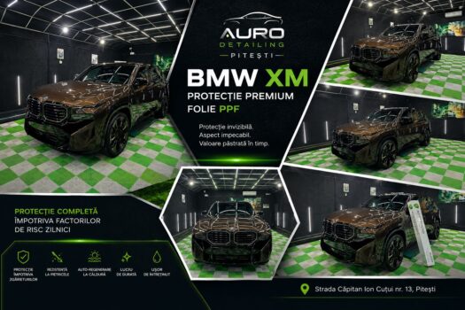 BMW-ul XM care arată impecabil. Secretul stă în protecția aplicată la AuroDetailing Pitești