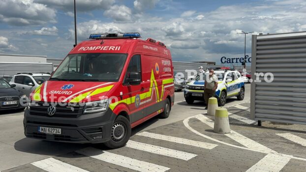 Pitești: Accident la Argeș Mall! Copil de 13 ani, rănit!