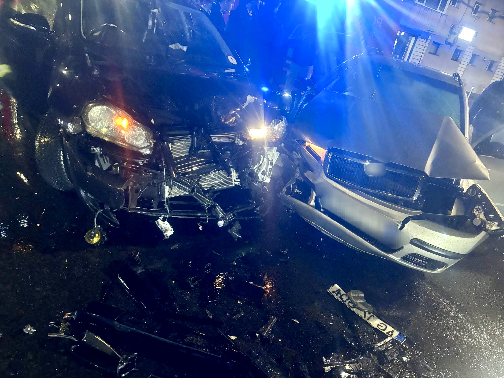 Pitești. Accident grav, azi-noapte, în Centru!