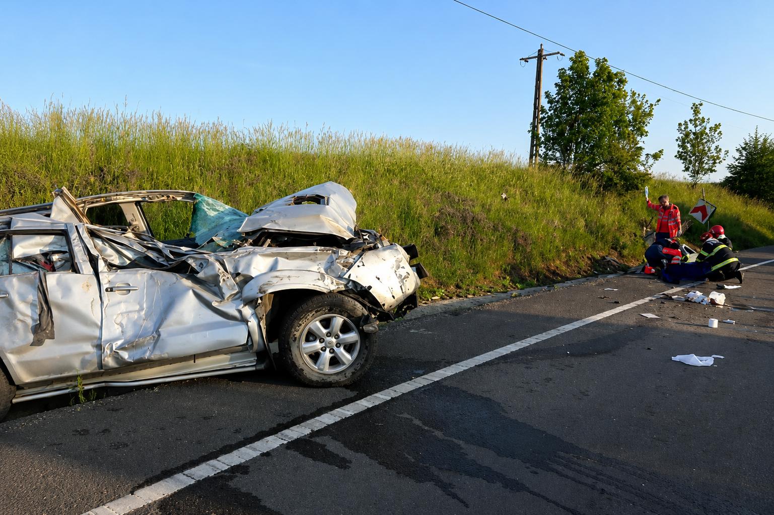 Accident extrem grav: Un bărbat a murit