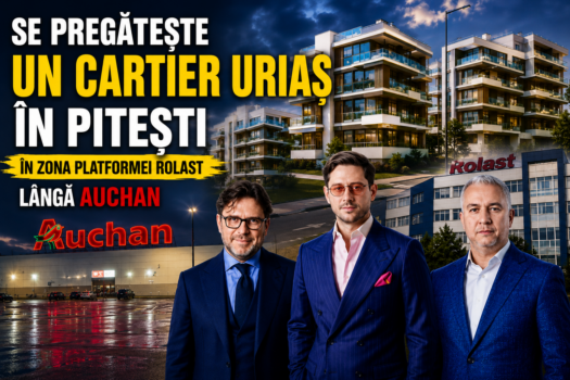 Exclusiv/Pitești. Colosal: Zona Auchan–Rolast, pregătită pentru un cartier mamut. Cine sunt afaceriștii din spatele mega-proiectului