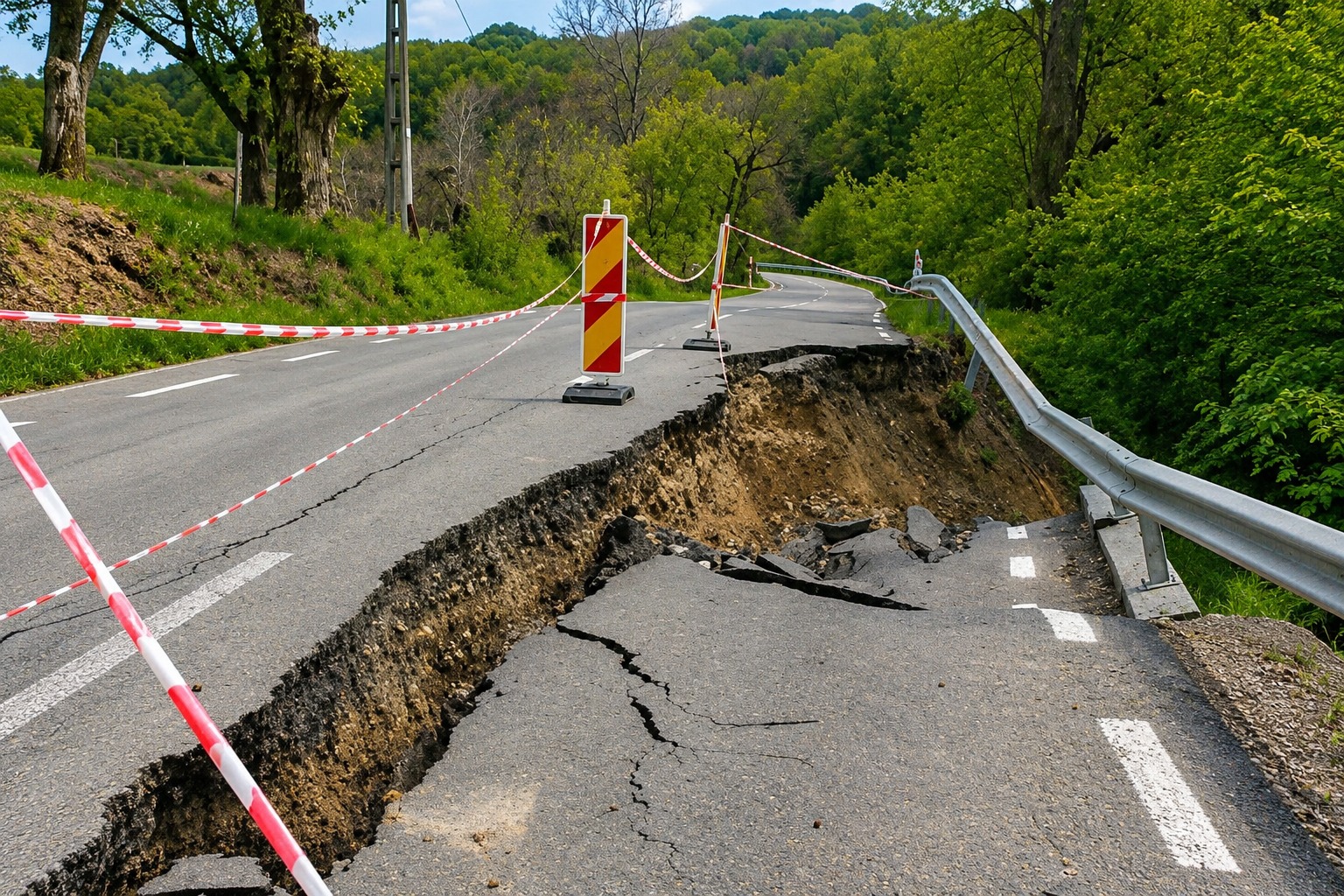 Drum din Argeș, închis timp de 6 luni