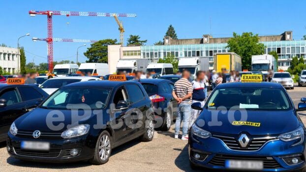 Modificare majoră de azi la examenul auto din Pitești. Primele imagini