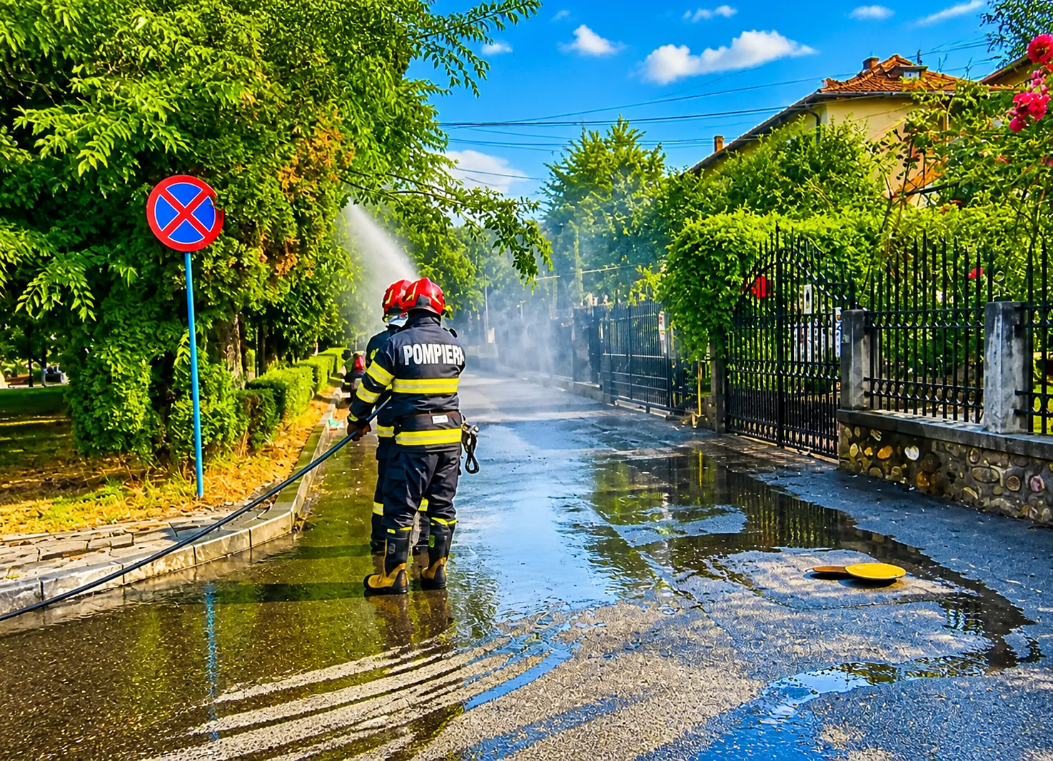 Urgență lângă Pitești! Miros de gaze, oameni evacuați