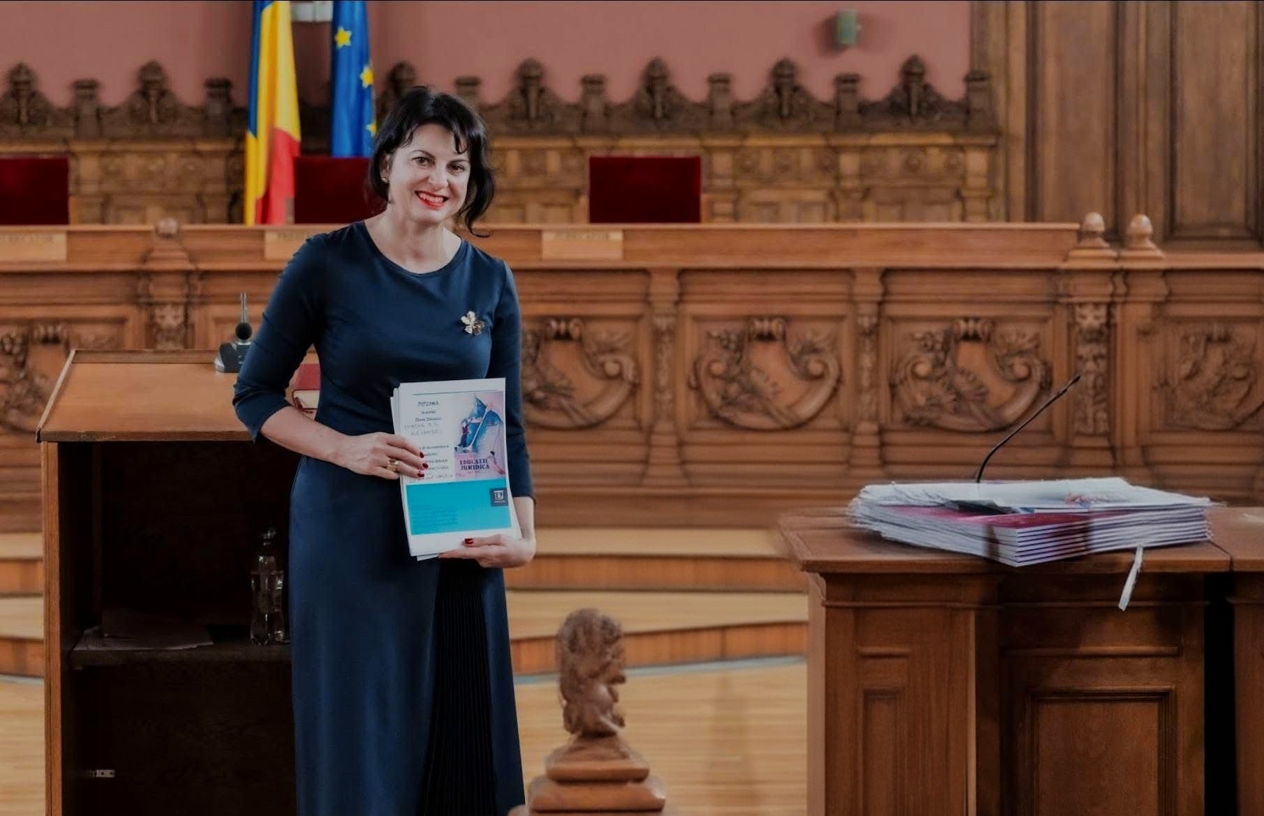 Grațiela Milu, judecătoare din Argeș, față în față cu elita mondială a magistraților