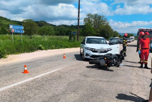 Accident în Argeș: Motociclist implicat