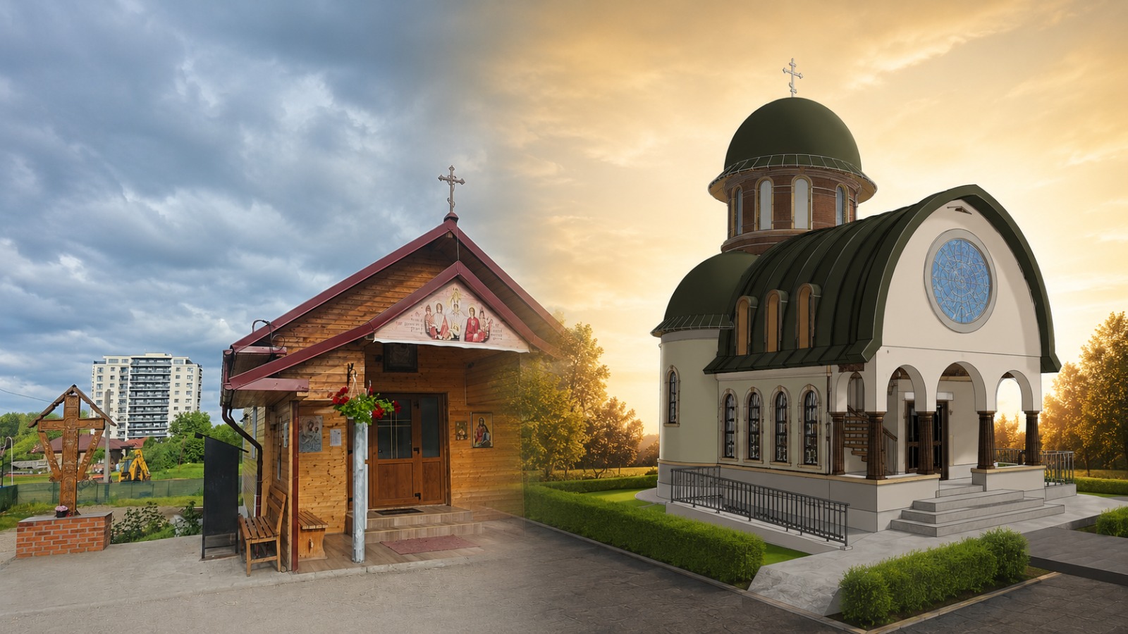 Credința a învins timpul! După 20 de ani, visul unei noi biserici devine realitate la Pitești