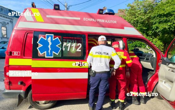 Pitești: Bărbat de 40 de ani, prăbușit în plină stradă