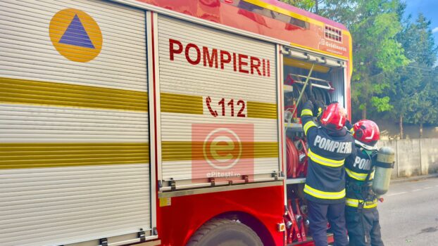 Pitești: Incendiu la stația 