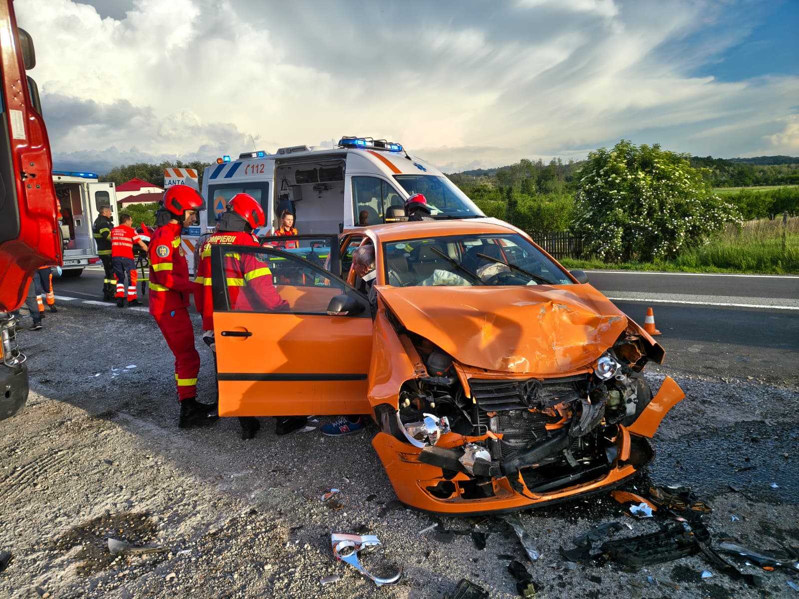+Accident deosebit de grav pe DN 7 Pitești-Sibiu