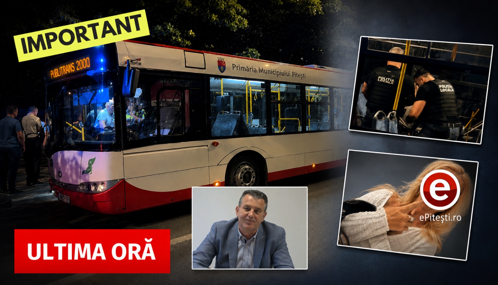 Pitești: Haos în autobuz, tăcere la Publitrans: explicațiile au venit târziu și selectiv