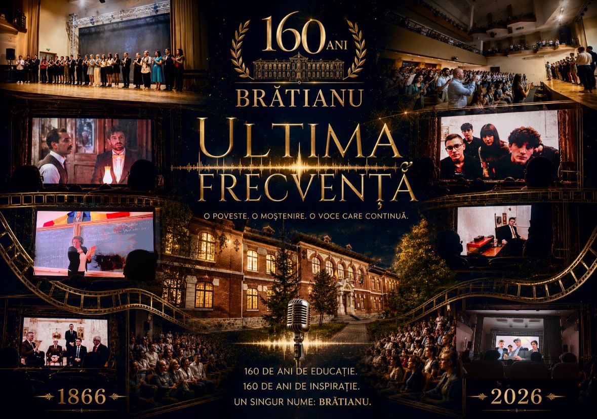 „Nicăieri nu e ca la Brătianu”! O sală întreagă s-a ridicat în picioare la finalul filmului realizat de elevi și profesori