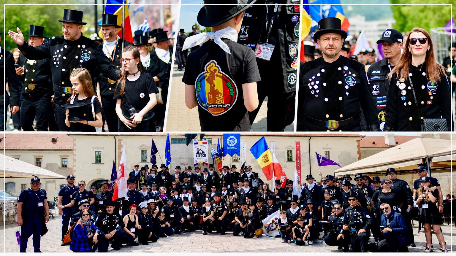 De la Pitești, în fruntea unei bresle cu tradiție europeană! Valentin Deaconescu, la parada unică de la Alba Iulia