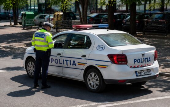 Autospecială de Poliție prinsă de radar!-VIDEO