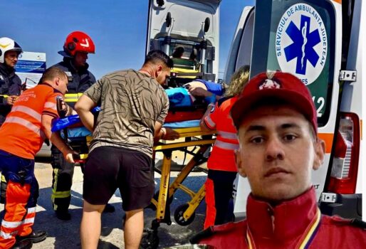 Pitești. Pompier, erou și în timpul liber! A sărit în ajutorul unui motociclist implicat într-un accident 