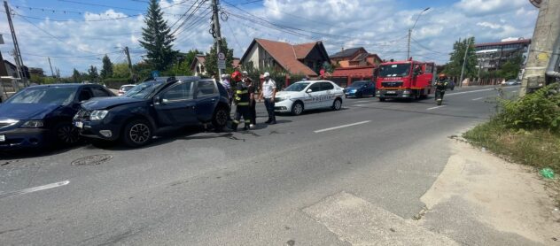 Accident pe Calea Drăgăsani din Pitești: O femeie a ajuns la spital