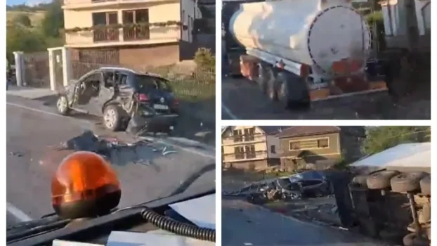 Accident terifiant cu victime multiple! O femeie a murit pe loc