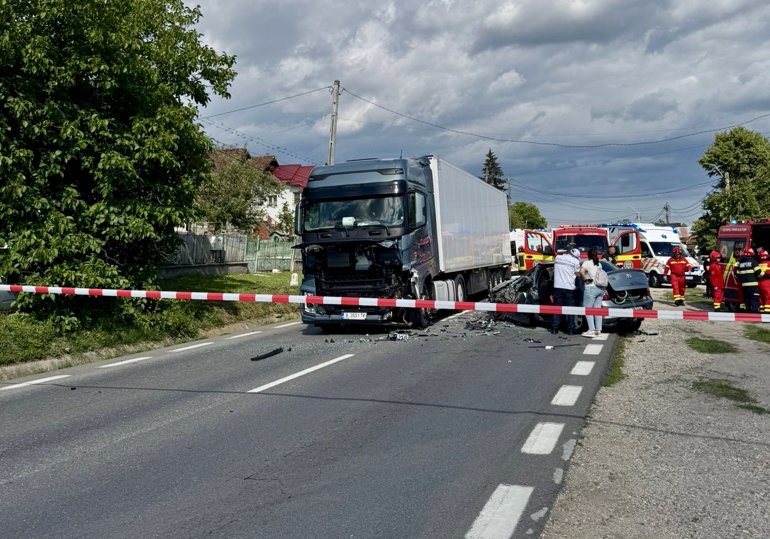 Așa s-a produs accidentul grav de pe DN7, lângă Pitești! Mai multe victime, printre care un copil