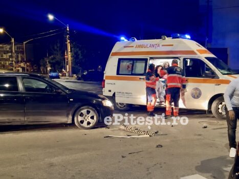 Accident în cursul nopții: Intersecția care dă fiori șoferilor din Pitești!