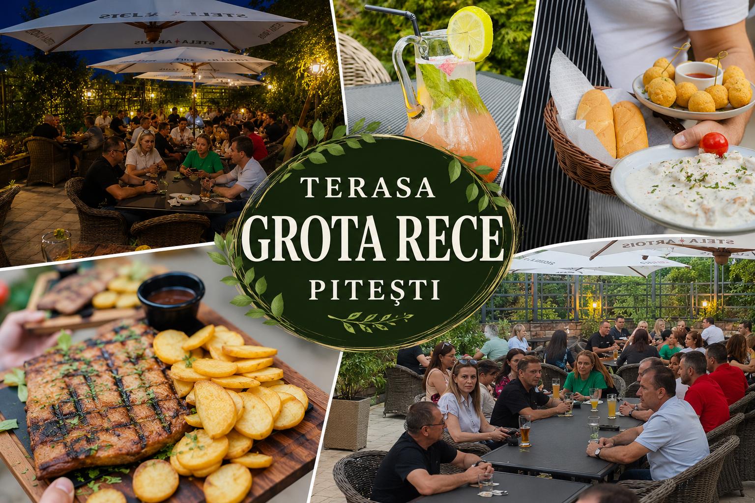 Vara se trăiește mai frumos la Terasa Grota Rece din Pitești