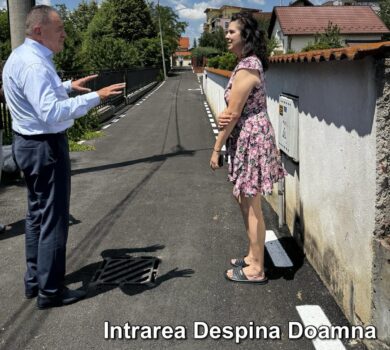 Pitesti. Strada Despina Doamna și Aleea Petre Lăzărescu, asfaltate
