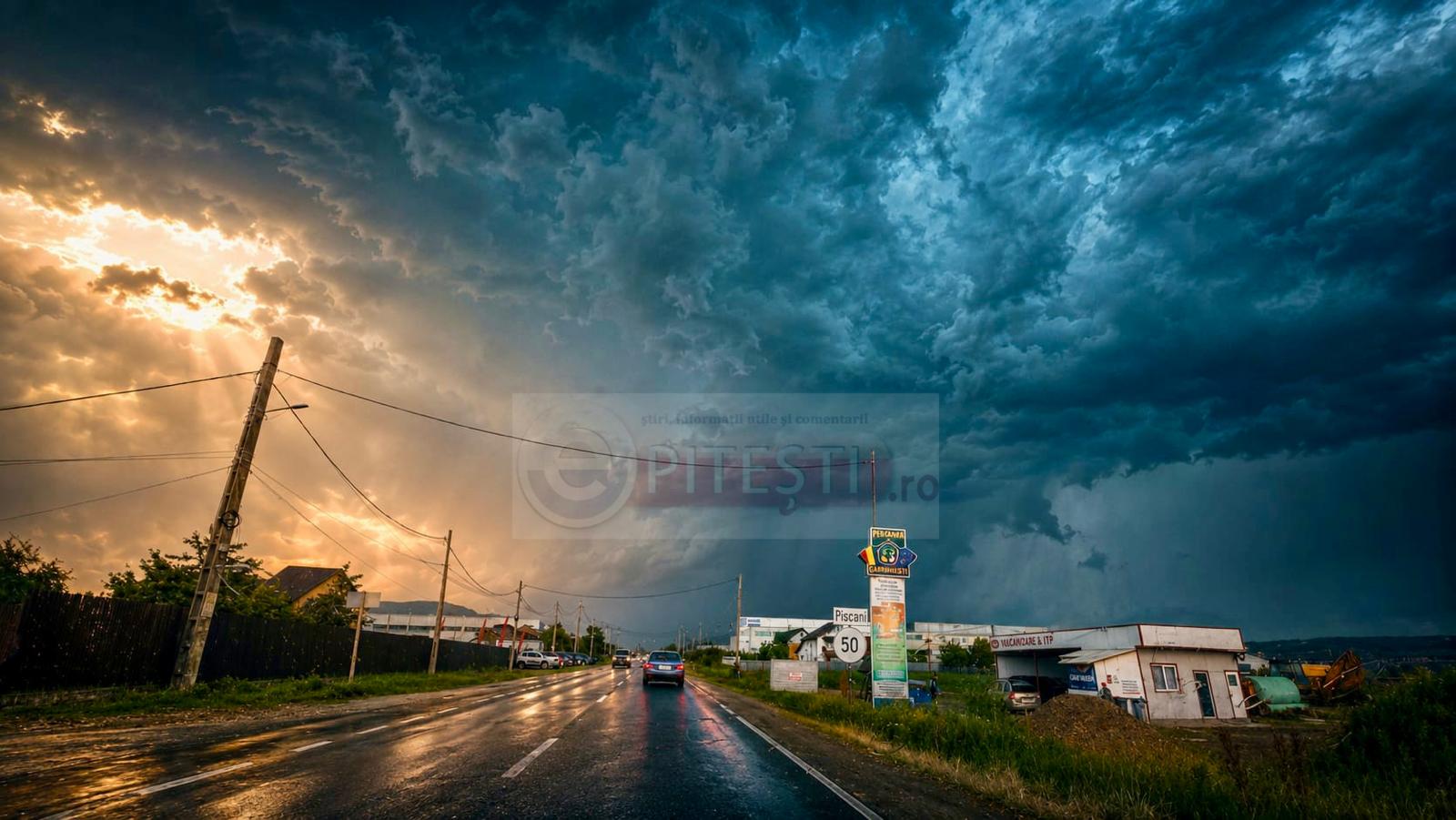Din nou alertă meteo! Vine prăpădul - Argeșul vizat