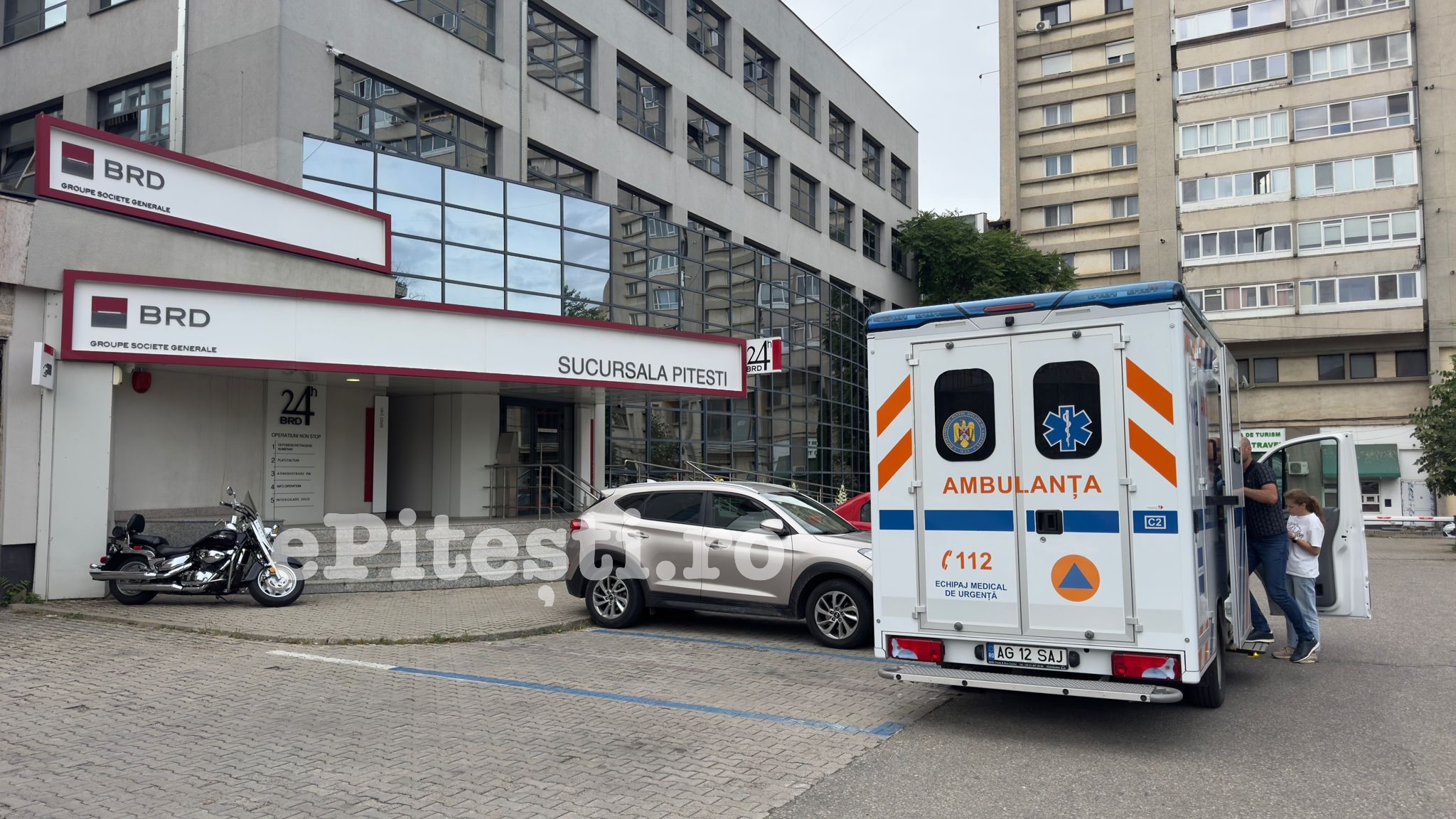 A făcut infarct în BRD Pitești și a murit!