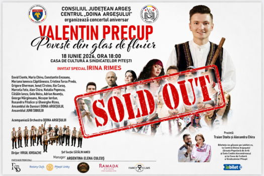 Pitești: Succes uriaș pentru Valentin Precup! Concertul aniversar de la Casa Sindicatelor este sold-out