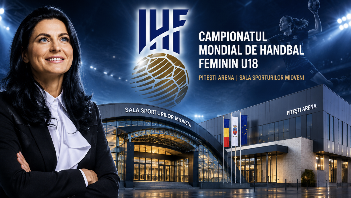 Membră în Comitetul Executiv al IHF, Narcisa Lecușanu: „Pitești Arena și Sala Sporturilor Mioveni sunt la nivel mondial”