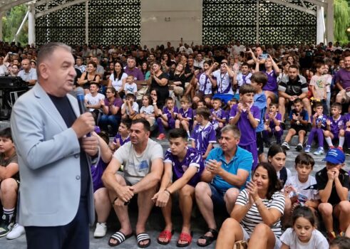 Cristian Gentea la prezentarea oficială a echipei FC Argeș pentru noul sezon: “În 2027 vom avea cel mai modern stadion din România!”