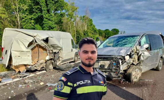 Polițist aflat în timpul liber, intervenție decisivă la accidentul grav de pe DEx12 Pitești–Craiova
