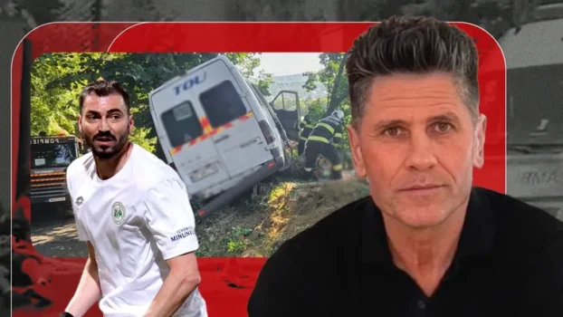 Accident mortal la Câmpulung cu microbuzul Dinamo: Antrenorul Adrian Ropotan, grav rănit. Prima reacție a socrului său, Stelian Ogică