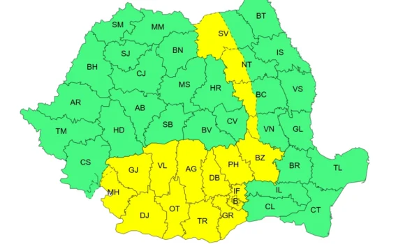 Alertă meteo! Vreme