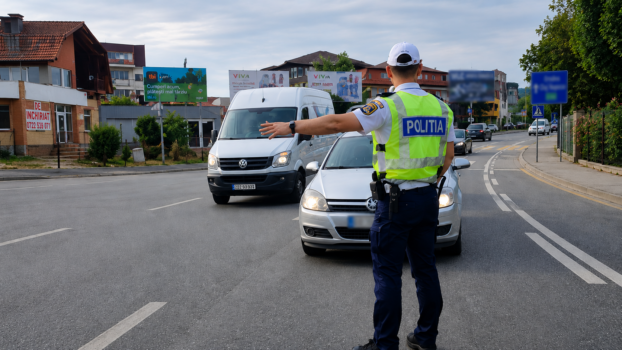Ireal: S-a dat drept polițist! A dat amenzi colosale șoferilor