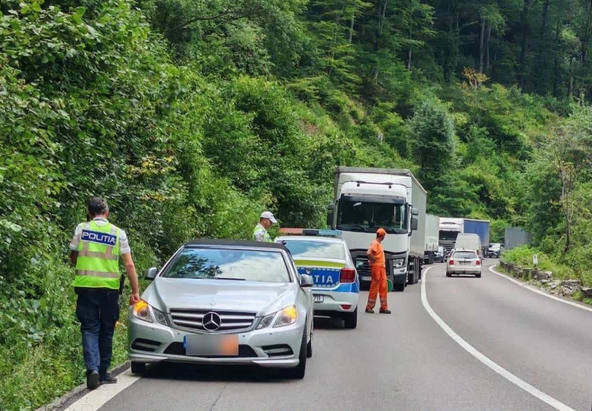 Trafic îngreunat pe DN7 Pitești- Sibiu!