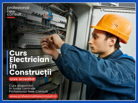 Curs acreditat de Electrician în Construcții la Pitești. Înscrieri deschise la Profesional New Consult