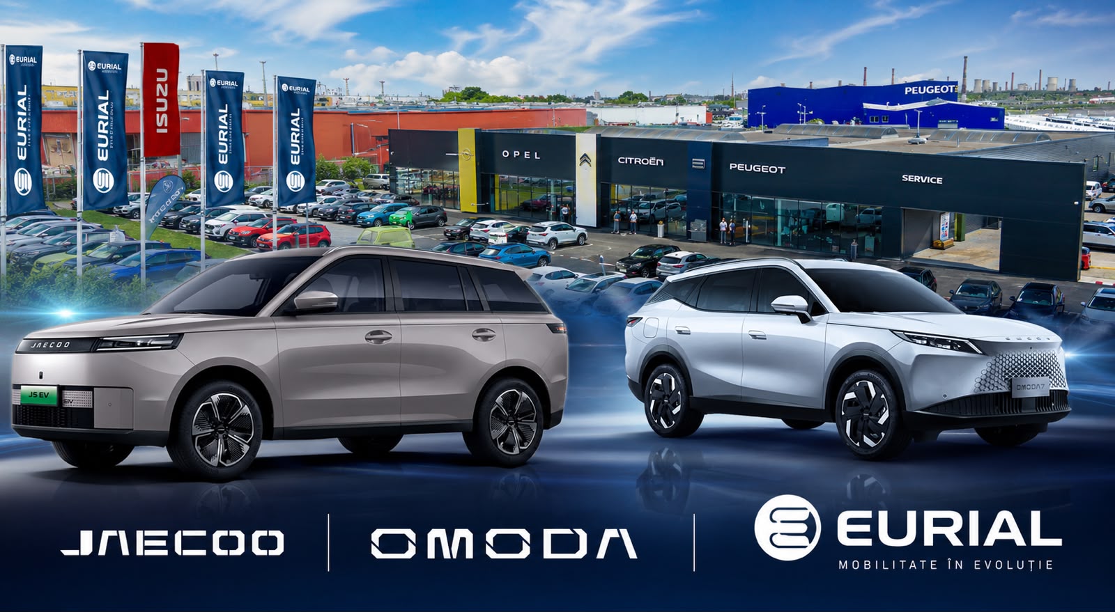 OMODA și JAECOO – Noile SUV-uri care atrag toate privirile, la Eurial Pitești