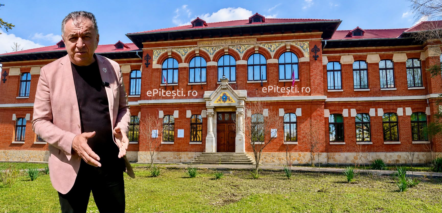 Pitești. Sala de Sport a Colegiului „Brătianu" a intrat în renovare completă