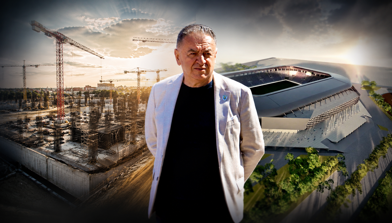 Stadionul „Nicolae Dobrin” din Pitești: Lucrările avansează rapid. Primarul Cristian Gentea anunță când va fi gata structura