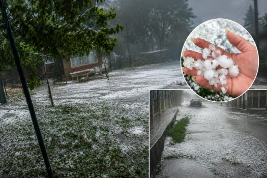 Dezastru meteo provocat de o furtună supercelulară!