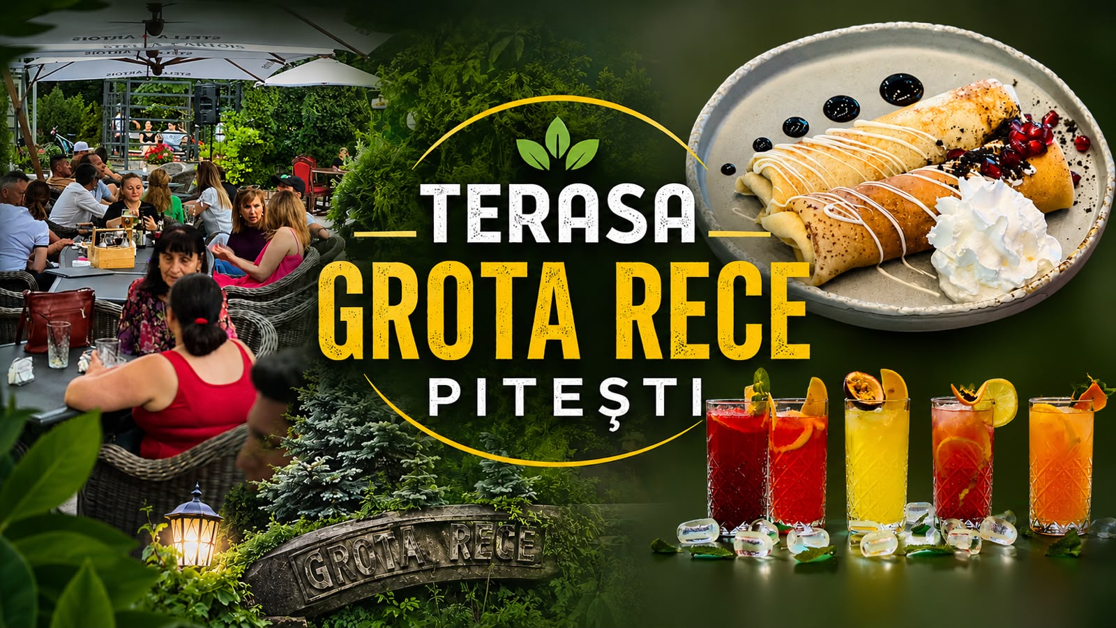 Terasa Grota Rece – locul preferat al verii în Pitești