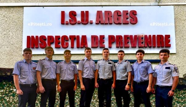 De pe băncile facultății, direct în teren: opt studenți ai Facultății de Pompieri, în practică la ISU Argeș
