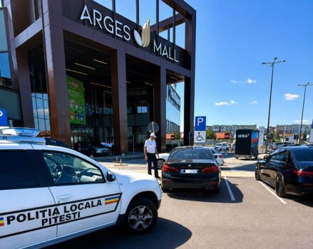 Poliția Locală Pitești, controale și amenzi la Argeș Mall