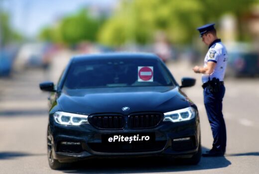 Record absolut pentru un puștan de 19 ani din Pitești! L-a prins radarul de 2 ori în 10 minute