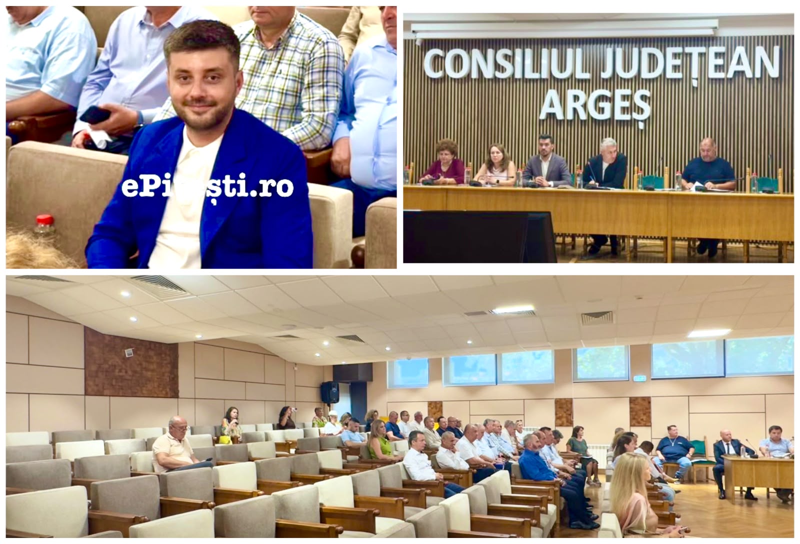 Deputatul PSD Cătălin Mîndroc, singurul parlamentar prezent la ședința Colegiului Prefectural Argeș