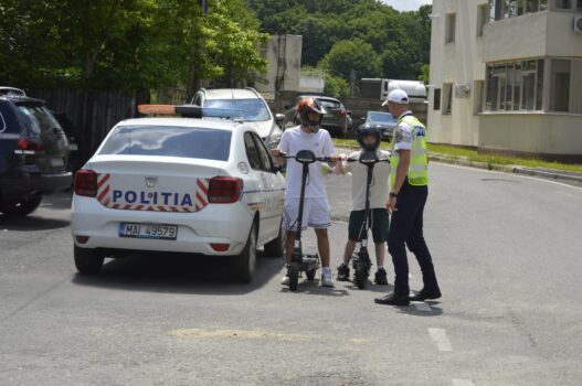 Argeș. Tânăr de 28 de ani prins beat pe trotinetă