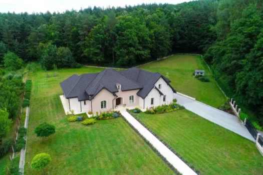 Vilă de aproape 2 milioane de euro, scoasă la vânzare în Bascov. Are pădure privată de 19 hectare