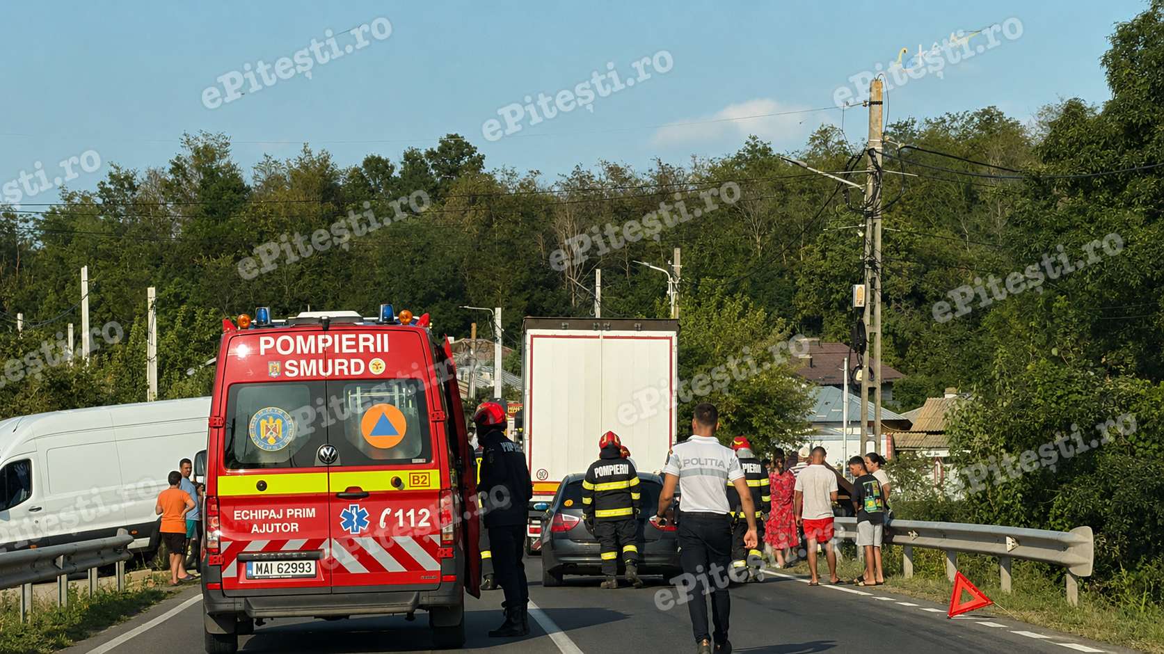Accident grav, cu victime, pe DN 72, la Dragodana! Trafic blocat