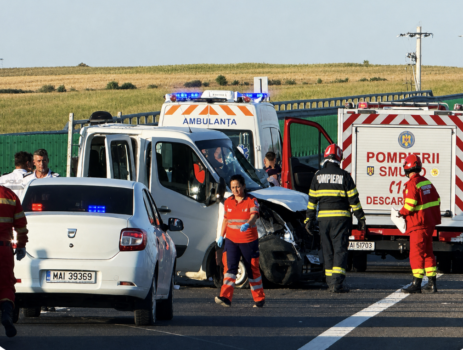 Accident grav pe DEX12, spre Pitești: trafic blocat după impactul unui autocamion